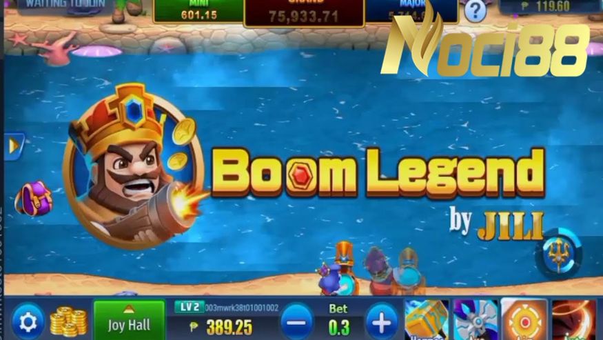 Boom Legend - tựa game bắn cá đổi thưởng đình đám tại Noci88
